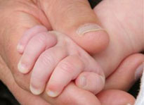 Photo of baby hand