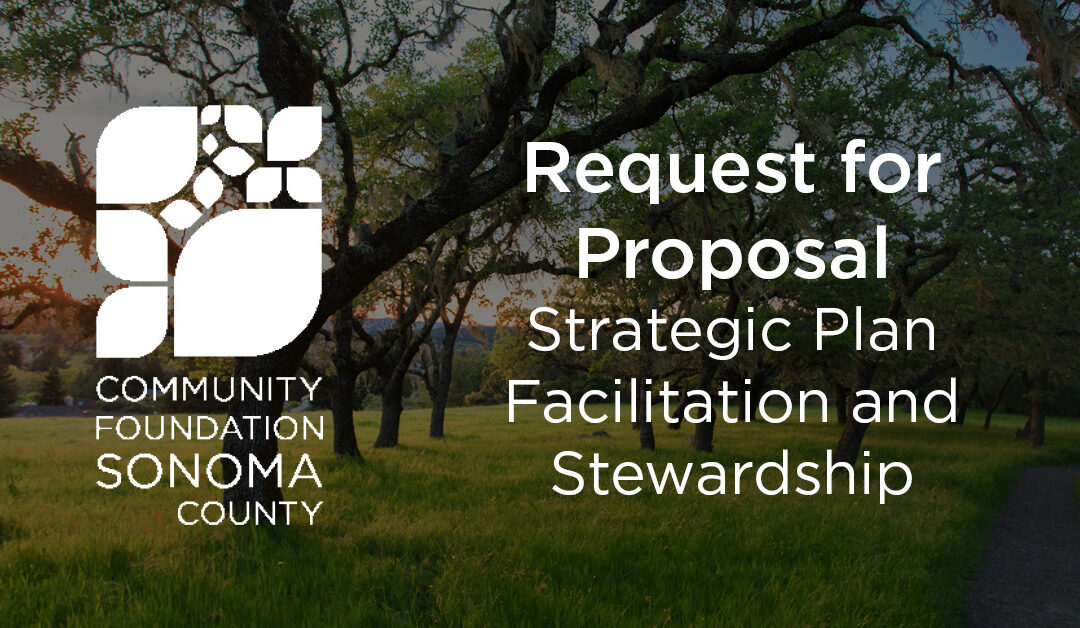 Request for Proposal: Strategic Plan Facilitation and Stewardship