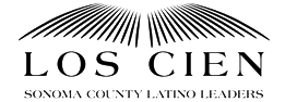 Los Cien logo. Text: Los Cien, Sonoma County Latino Leaders