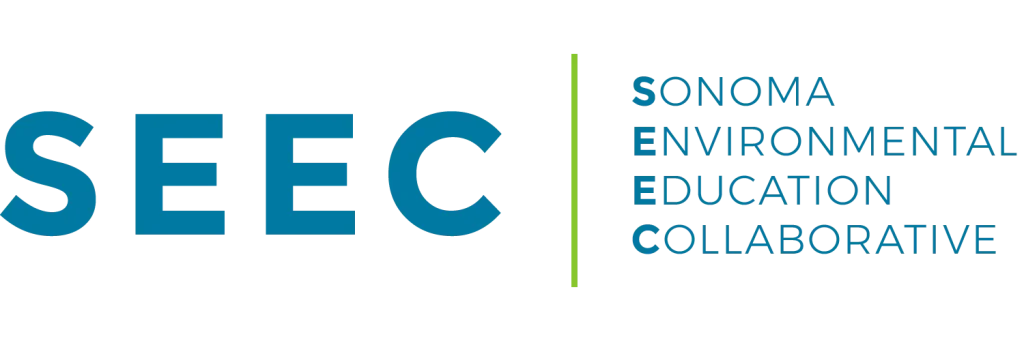 logo for Sonoma Environmental Education Collaborative. Logo reads: SEEC in large blue letters