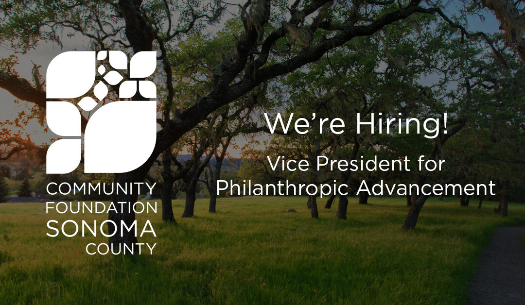 We’re Hiring: Vice President for Philanthropic Advancement