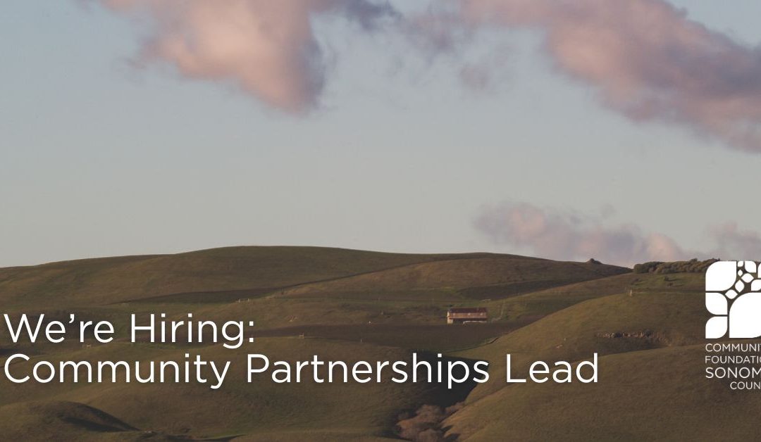 We’re Hiring: Community Partnerships Lead