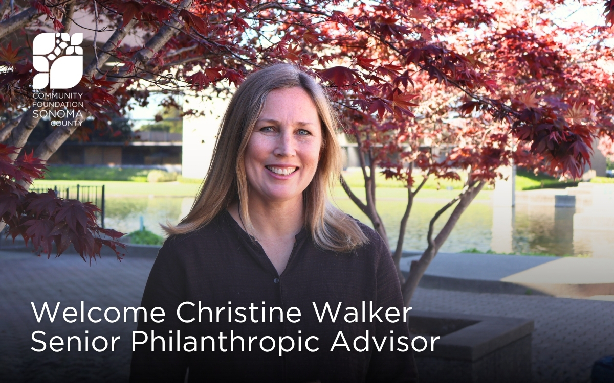 Welcome Christine Walker: Senior Philanthropic Advisor